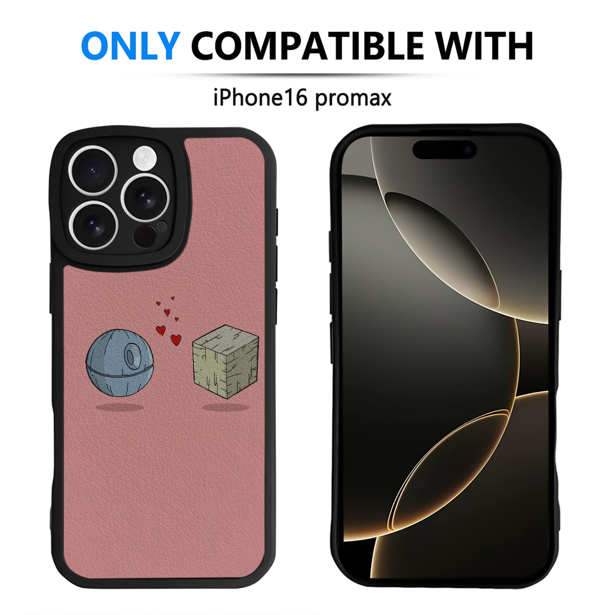 （画像用） スター・ウォーズ Star Wars 【iPhone 16シリーズ対応】シリコンスマホケース（レザー調） 材質：シリコン
